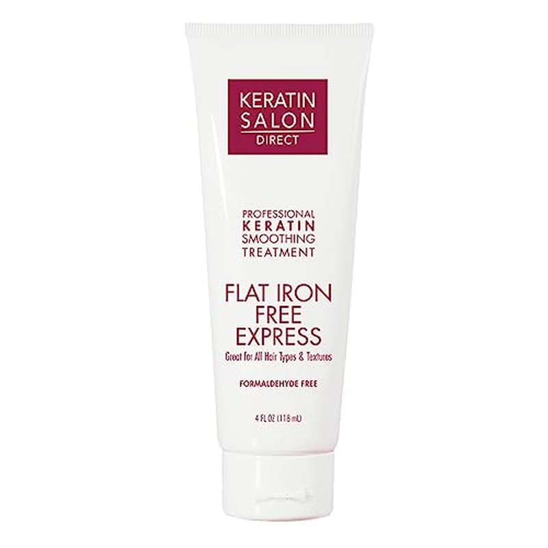 Keratin Salon Direct Treatment - Salon Quality, No Flat Iron Needed (4 oz)