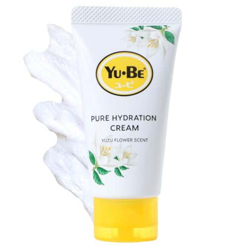 Yu-Be Yuzu Pure Hydration Cream - Vegan Moisturizer for Body & Hands (1.35 Oz)