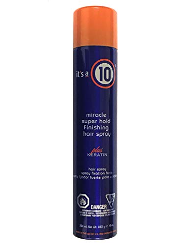 It's A 10 Miracle Super Hold Finishing Spray with Keratin - 10 Oz