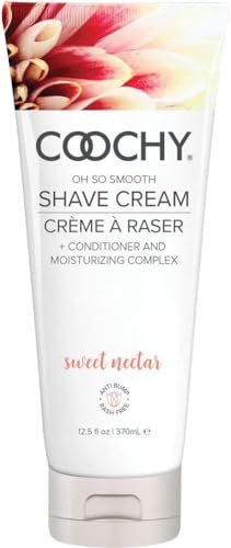 Coochy Sweet Nectar Shaving Cream 12.5 oz – Intimate Shave Conditioner & Moisturizer