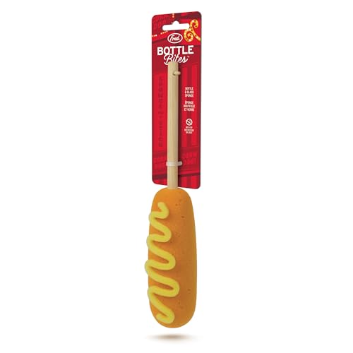 Corn Dog Bottle Brush - Long Handle Cleaning Sponge by Fred & Friends