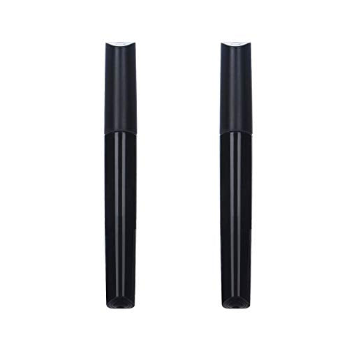 Hiyoo Portable Travel Toothbrush Case with Air Holes - Black (2 Pack)