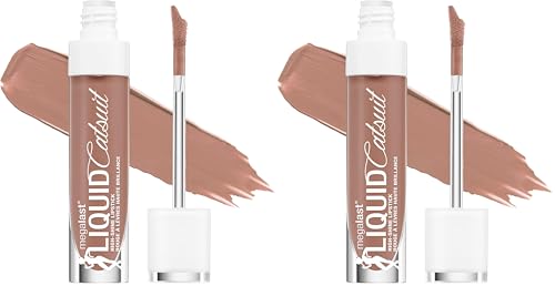 wet n wild Mega Last Catsuit High-Shine Liquid Lipstick - Light Pink Chic (Pack of 2)
