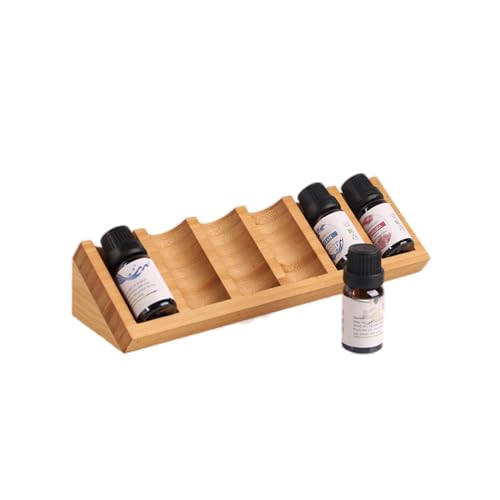 Wooden Essential Oil Drawer Organizer Rack - Holds 6 Bottles, 2 Pack