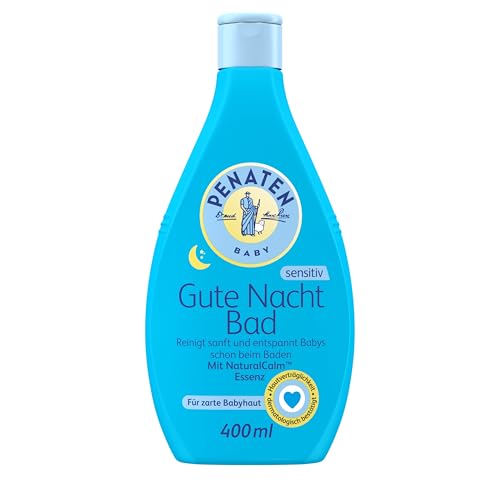 Penaten Good Night Baby Bath, Gentle Bubble Bath with NaturalCalm, 400ml