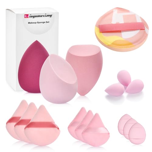 16PCS Makeup Sponge Set - Triangle Powder Puffs & Blenders