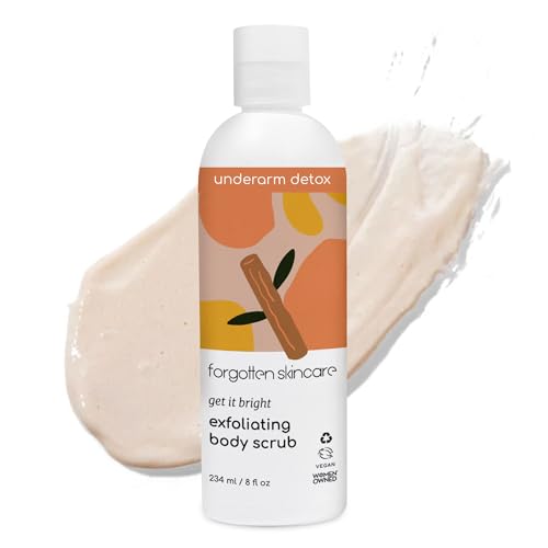 Exfoliating Glycolic Acid Body Scrub - Brighten Dark Spots 8 oz