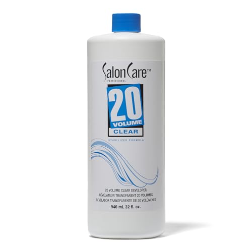 Salon Care 20 Volume Clear Developer - Superior Gray Coverage, 32 oz