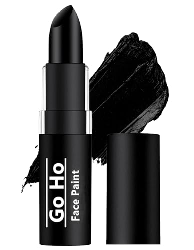Go Ho Black Face Paint Stick - Blendable Makeup for SFX & Cosplay