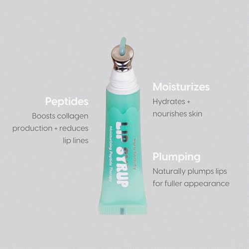Kara Beauty Lip Syrup Peptide Therapy Hydrating Gloss - Mauve Berry