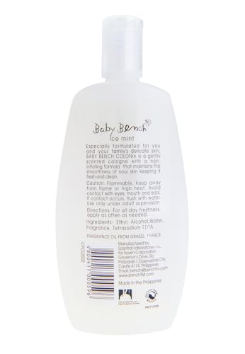 Bench Baby Ice Mint Cologne 200 ml / 6.8 Fl Oz - Gentle Scent
