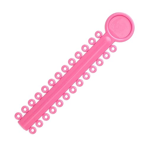 Practicon 1040 Elastic Ligature Ties for Braces - Light Pink