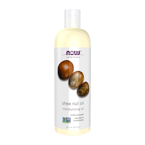 NOW Solutions Shea Nut Oil - Multi-Purpose Vegan Moisturizing Oil for Skin, Scalp & Hair, 16-Ounce