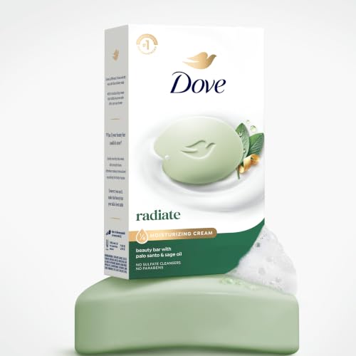 Dove FIFA Beauty Bar Soap with Palo Santo & Sage Oil, 6 Count