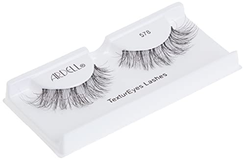 Ardell TexturEyes 578 Black False Lashes - Pack of 2 (Medium Length)