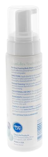 No-Rinse Foaming Body Wash - Waterless Cleanser Pack of 3 for All Ages