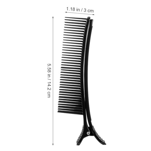 NOLITOY 4Pcs Non-Slip Hair Sectioning Clips for Thick Hair
