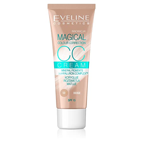 Eveline Magical CC Cream with SPF 15 - Color Correcting Coverage