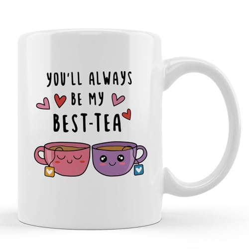 Best Friend Coffee Mug - 11oz Ceramic Mug for Friendship Gifts