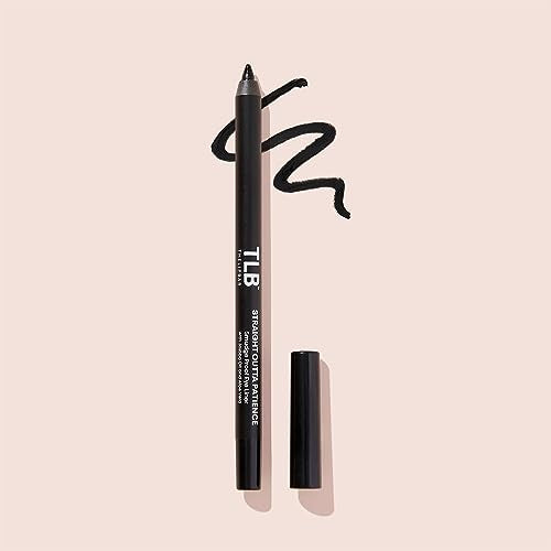 The Lip Bar Straight Line Eyeliner & Sharpener Kit - Waterproof, Long-Lasting, Infused with Jojoba Oil
