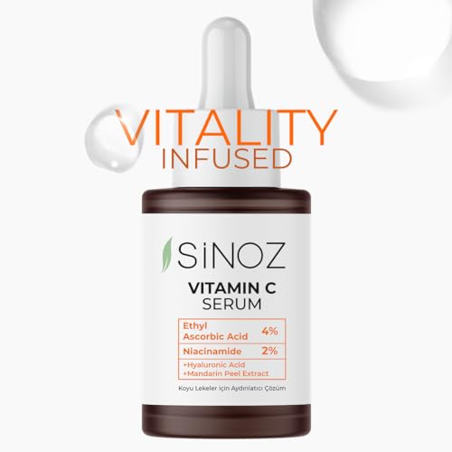 Sinoz Vitamin C Brightening Face Serum with Hyaluronic Acid - 30ml