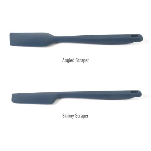 Calphalon 2-Piece Silicone Kitchen Scraper Set - Heat-Resistant, Nonstick Safe