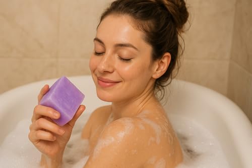 Argan Oil Face & Body Soap Bar - Natural Hydrating Plant-Based Cleansing 110g