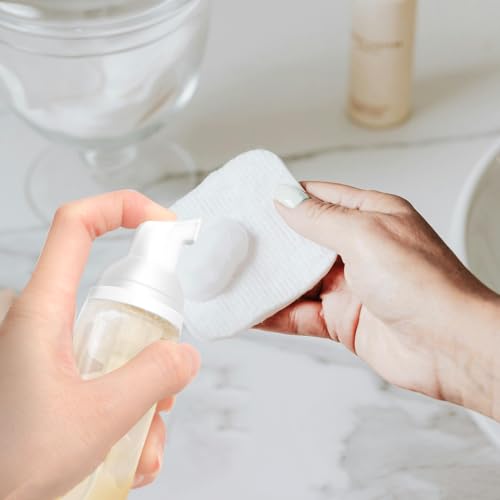 2oz Travel Foam Pump Bottle - Clear Dispenser for Shampoo & Soap