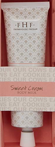 FarmHouse Fresh Sweet Cream Body Milk Travel Size Lotion, 2 fl. oz.