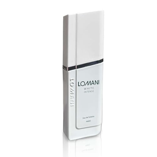 Lomani White Intense Eau de Toilette for Men, 3.3 Ounce Citrus Fragrance