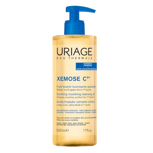 Uriage Xémose Anti-Scratch Shower Oil for Dry to Very Dry Skin, Face & Body