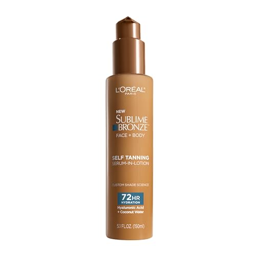 L'Oreal Paris Sublime Bronze Self Tanning Lotion with Coconut Water - 5 Fl Oz