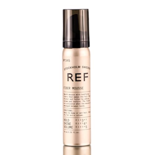 REF 345 Fiber Hair Mousse 2.53 oz Volumizing & Color Safe
