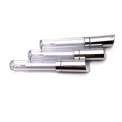 2 Pack 5ml Acrylic Eyelash & Eyebrow Serum Bottle Containers with Applicator Wands