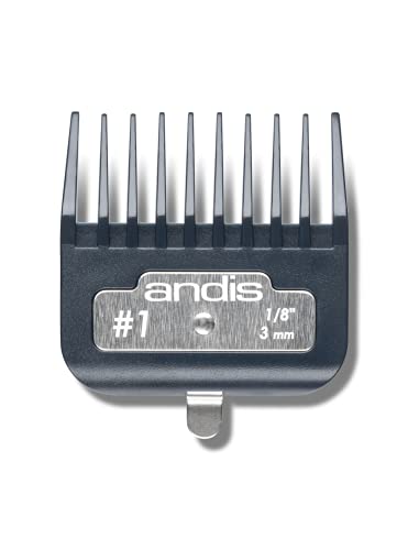 Andis Master Premium Metal Clipper Comb #1 1/8 Inch for ML Clippers