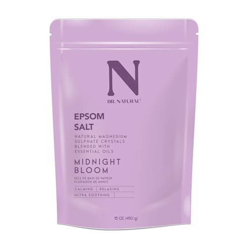 Dr. Natural Epsom Salt Bath Soak for Stress Relief & Skin Softening - 15 oz