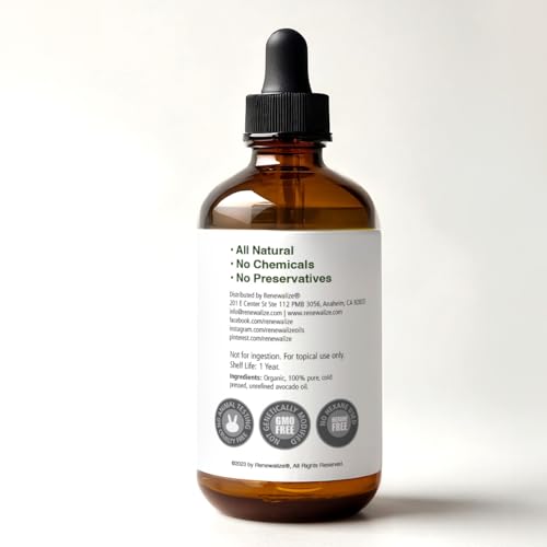 Organic Avocado Oil - Cold Pressed Moisturizer for Skin & Hair