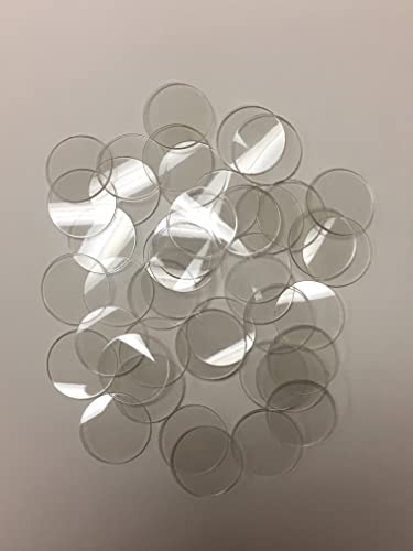 Clear Plastic Desk Buttons - Anti-Slip Discs (Qty 100)