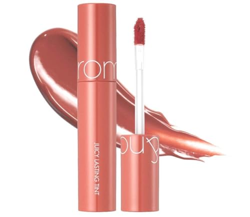 rom&nd Juicy Lasting Tint 10 NUDY PEANUT Long-Lasting Lip Color, MLBB, Natural Finish