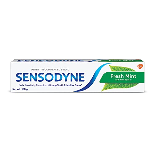 Sensodyne Sensitive Mint Toothpaste 150g - Fresh Oral Care, Pack of 1