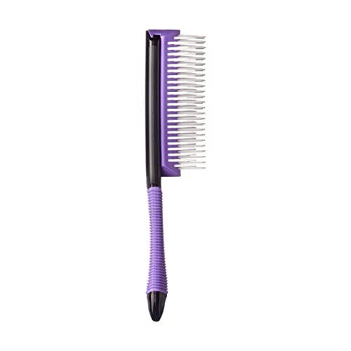 KISS Colors & Care 7-Row Detangling Hair Brush - Non-Slip Grip