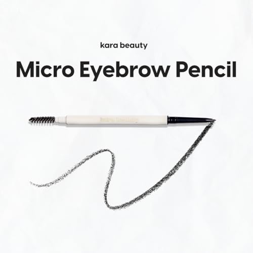 Kara Beauty Micro Brow Pencil - Ebony Eyebrow Pencil with Castor Oil