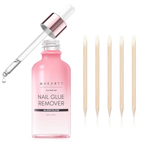 Makartt Gentle Press-On Nail Glue Remover - Acetone-Free with Vitamin E