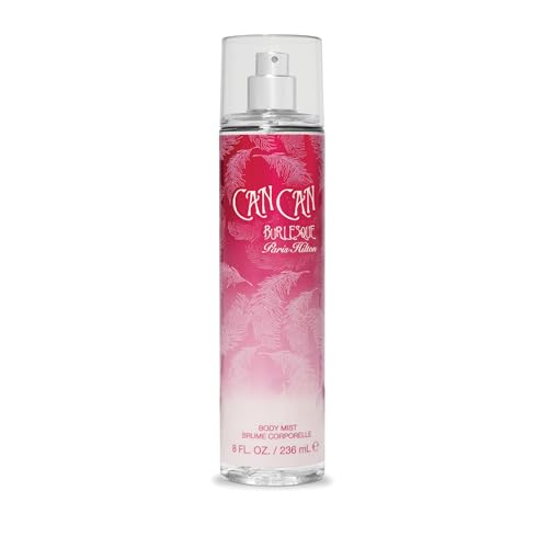 Can Can Burlesque Body Mist by Paris Hilton - Fruity Floral Fragrance, 8 Oz