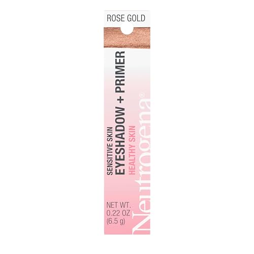 Neutrogena Sensitive Skin Eyeshadow + Primer - Rose Gold, 0.22 oz