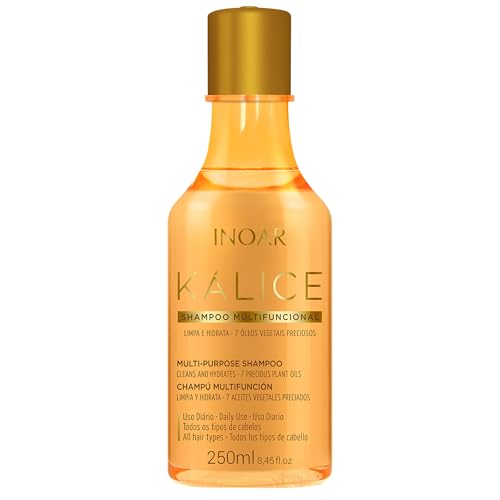 INOAR Kálice Multifunctional Shampoo with Vitamin E & Botanical Oils, 8.45 fl oz