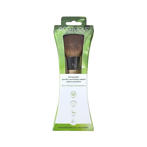 EcoTools Full Powder Brush | Large Fluffy Makeup Brush for Setting Powder
