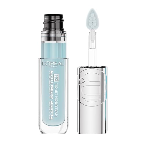 L'Oreal Paris Plump Ambition pH Hyaluron Lip Oil - Color Shifting Lip Tint 010 pH Cristal Ice