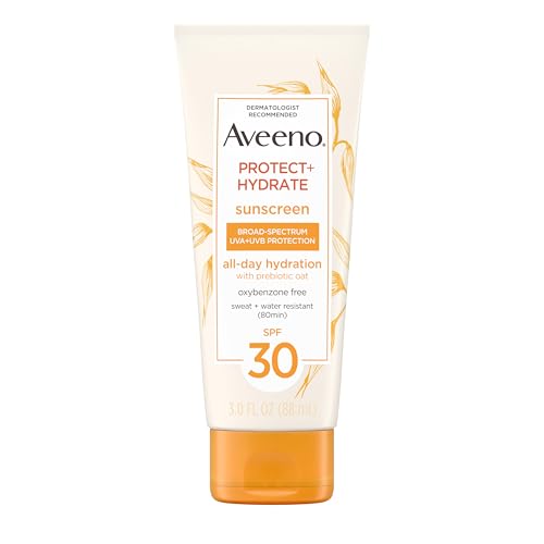 Aveeno Protect + Hydrate SPF 30 Sunscreen Lotion - 3 oz