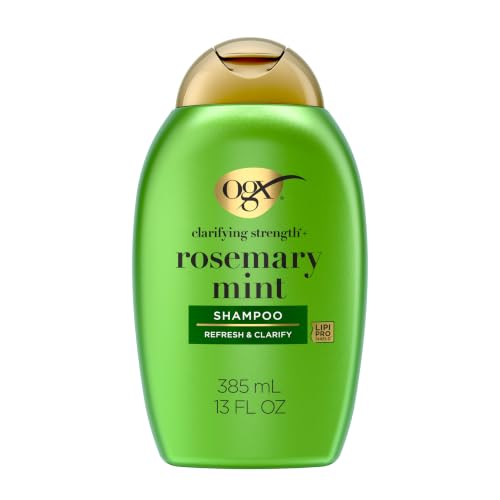 OGX Clarifying Strength + Rosemary Mint Shampoo 13 fl oz | Oil & Residue Removal